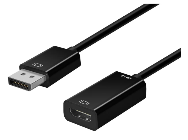 Monoprice DisplayPort 1.2a to 4K HDMI Active Adapter, Black