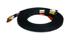 15ft Triple RCA Stereo Video Dubbing Composite Cable (3 x RG59U)